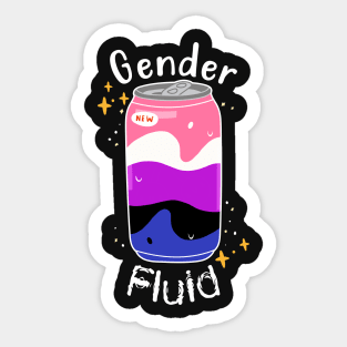 Genderfluid Drink Sticker